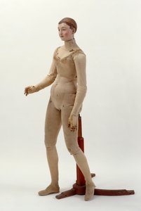 1817年のマネキン（木材、金属、繊維、紙製の張り子）（312162〜312164も参照）